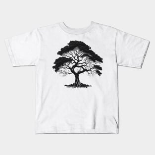 Lahaina Banyan Tree in Hawaii Kids T-Shirt